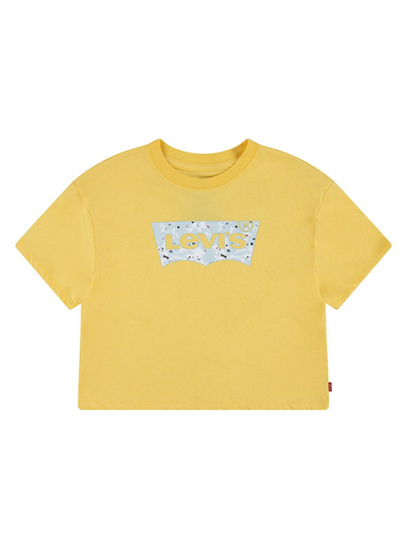 POLERA NIÑA MC CROP EN COLOR AMARILLO LEVIS 41H214-Y0W - 1