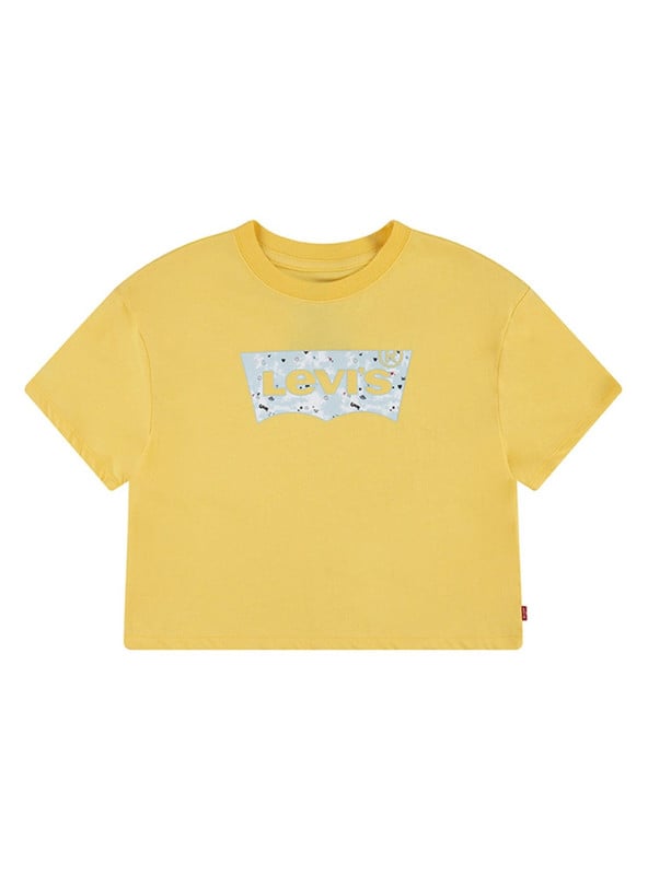 POLERA NIÑA MC CROP EN COLOR AMARILLO LEVIS 41H214-Y0W - 1