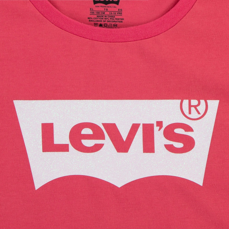 POLERA NIÑA MC BATWING ROSADO LEVIS 31K825-A37 - 3