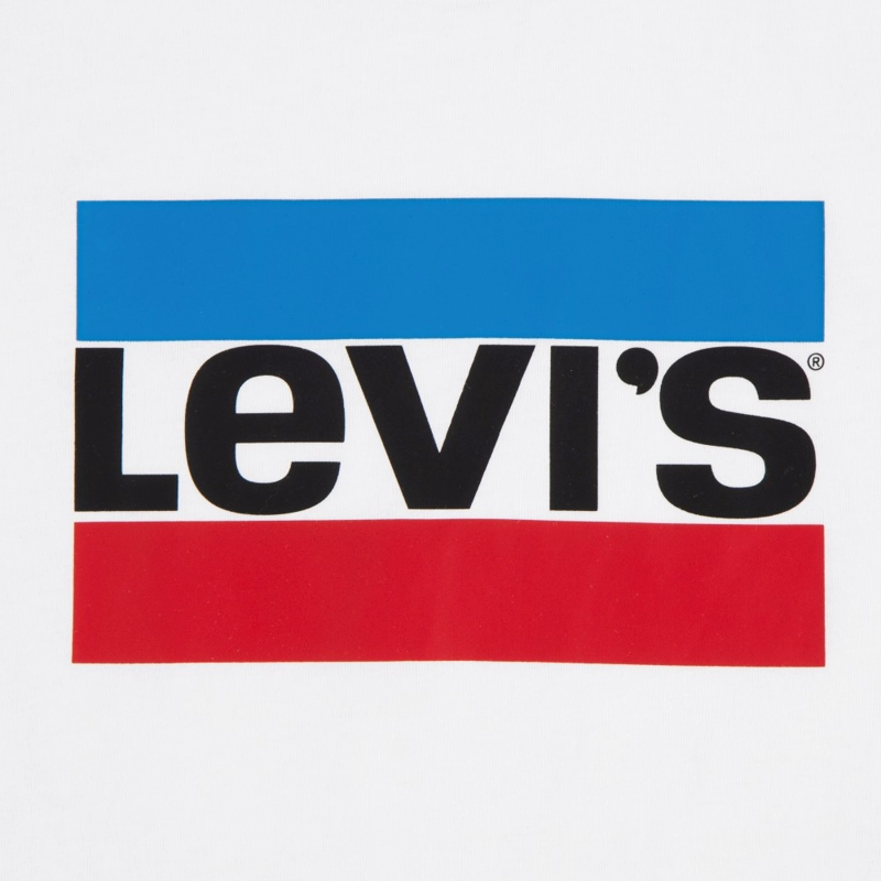 POLERA NIÑO MC SPORTWEAR BLANCO LEVIS - 3
