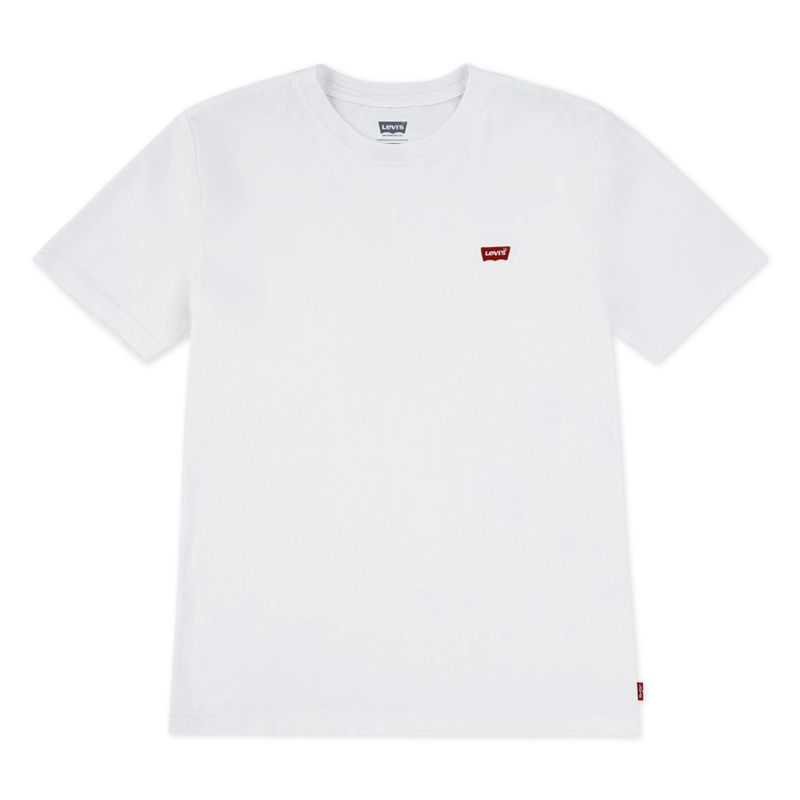 POLERA NIÑO MC LISA LOGO BORDADO BLANCO LEVIS - 1
