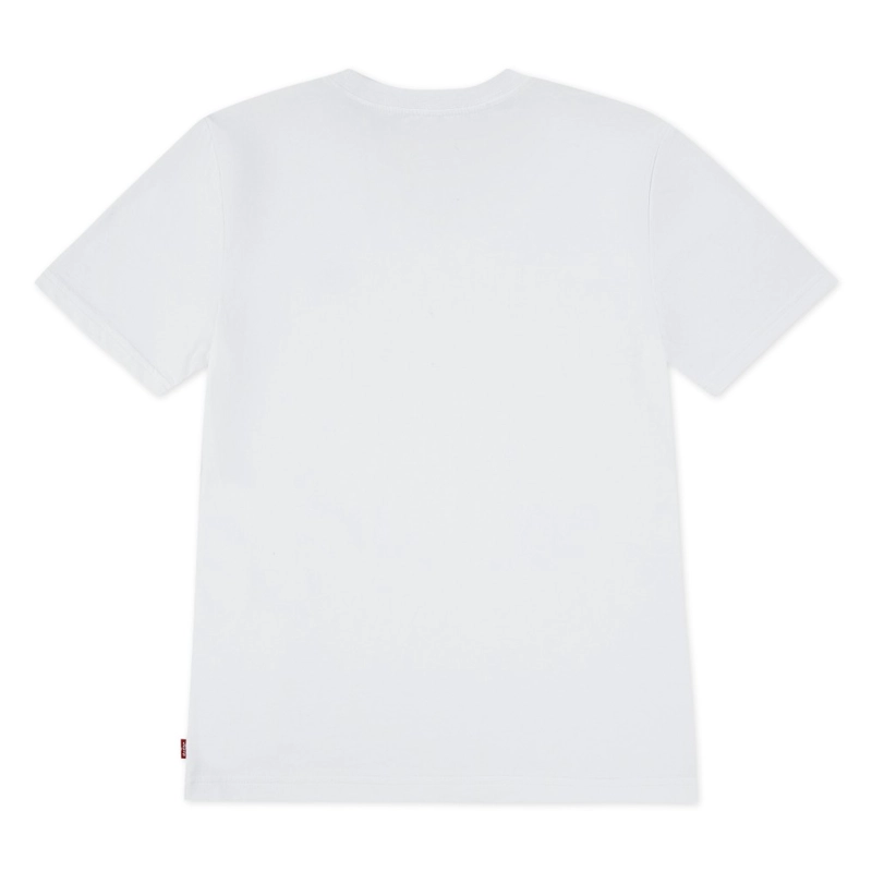 POLERA NIÑO MC LISA LOGO BORDADO BLANCO LEVIS - 2