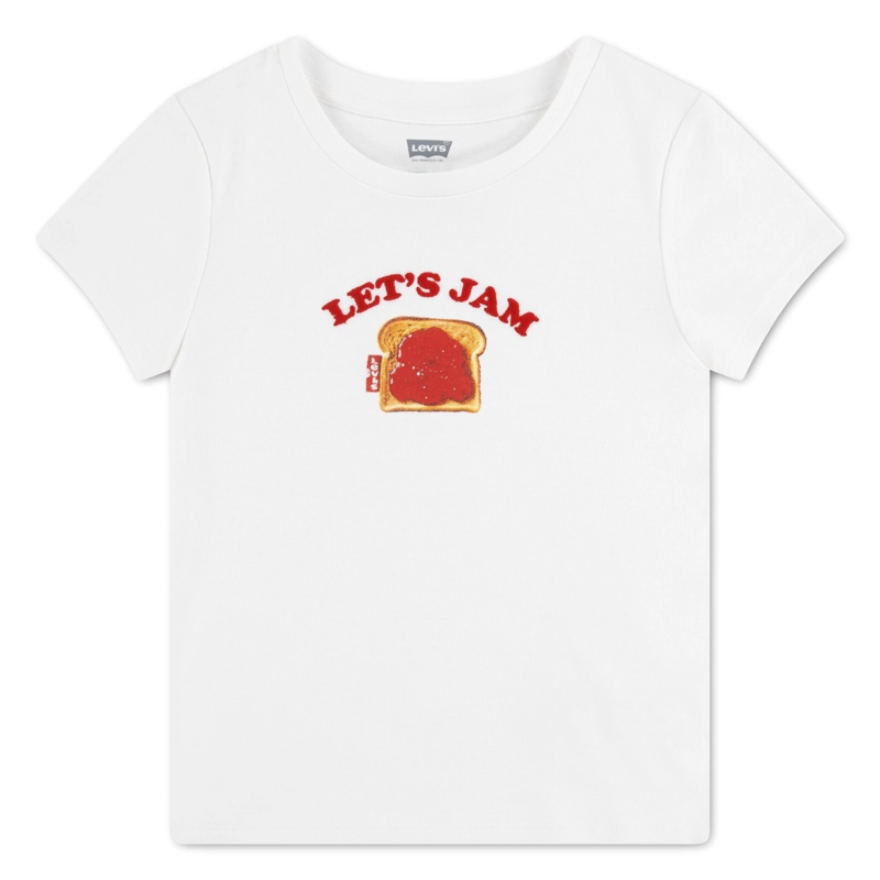 POLERA NIÑA MC GRAPHIC BLANCO LEVIS - 1