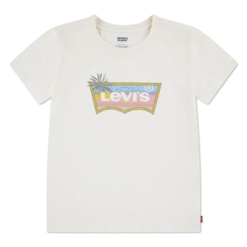 POLERA NIÑA MC BATWING BLANCO LEVIS - 1