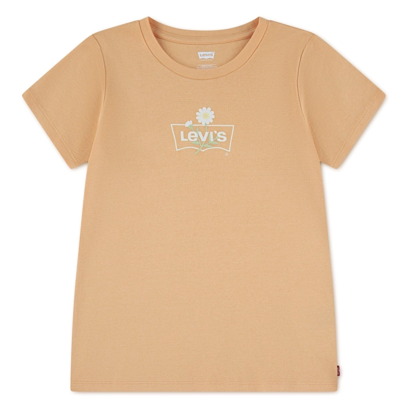 POLERA NIÑA MC GRAPHIC NARANJO LEVIS - 1