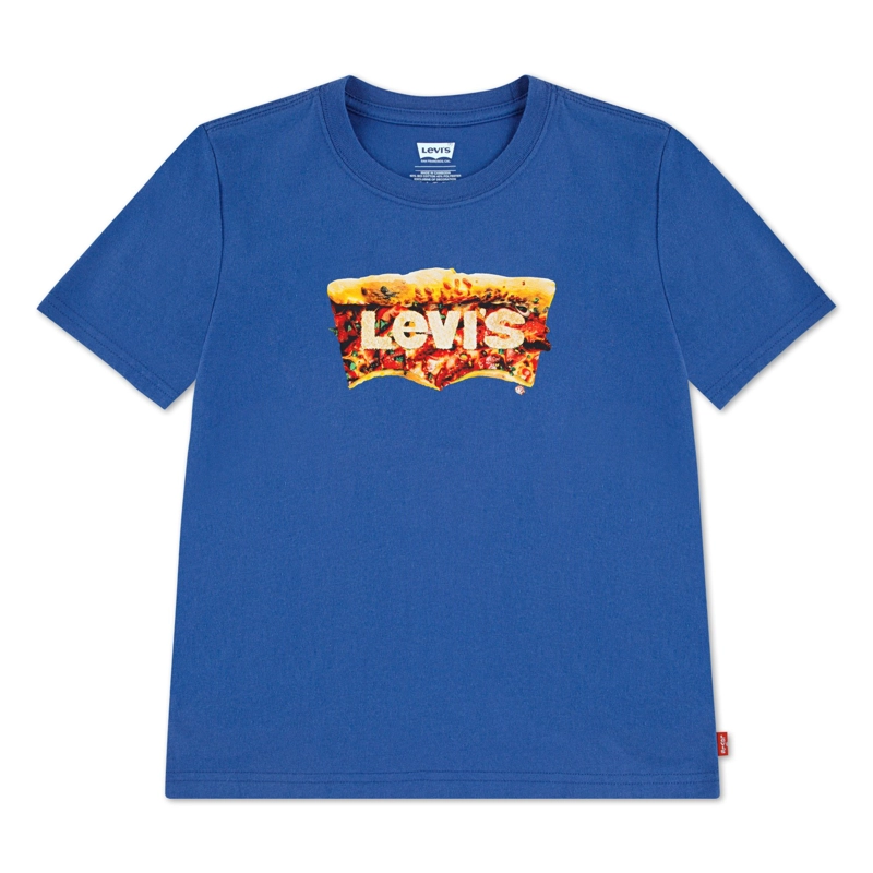 POLERA NIÑO MC GRAPHIC AZUL LEVIS - 1