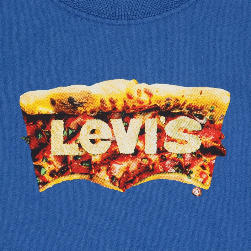 POLERA NIÑO MC GRAPHIC AZUL LEVIS - 3