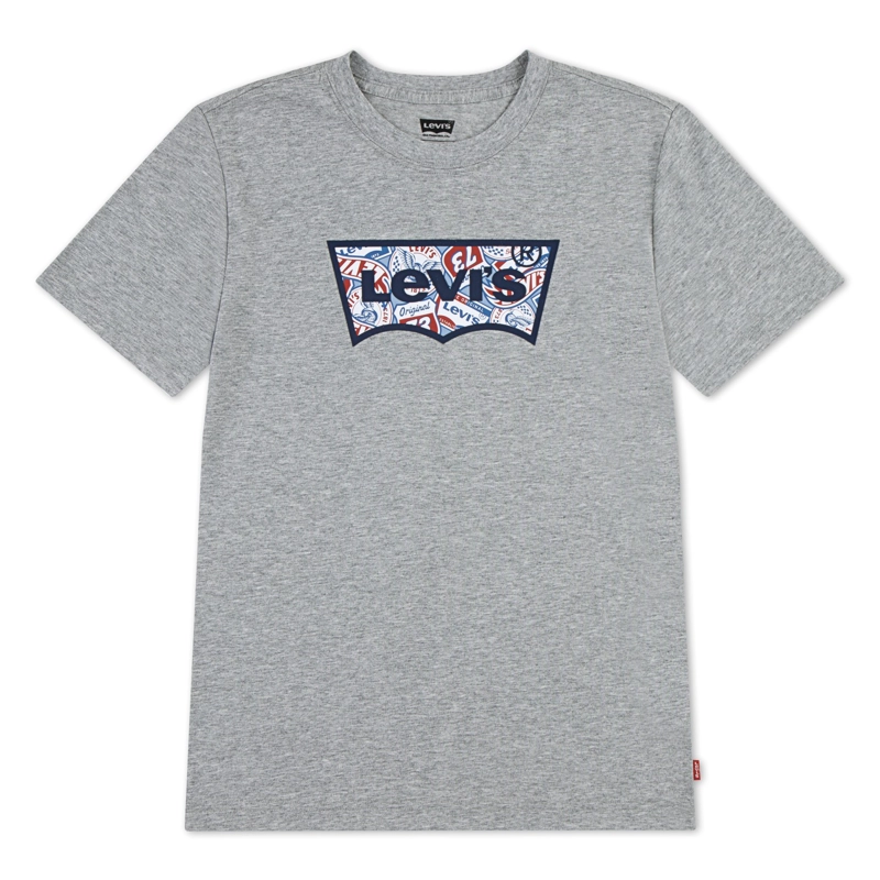 POLERA NIÑO MC BATWING GRAPHIC GRIS LEVIS - 1