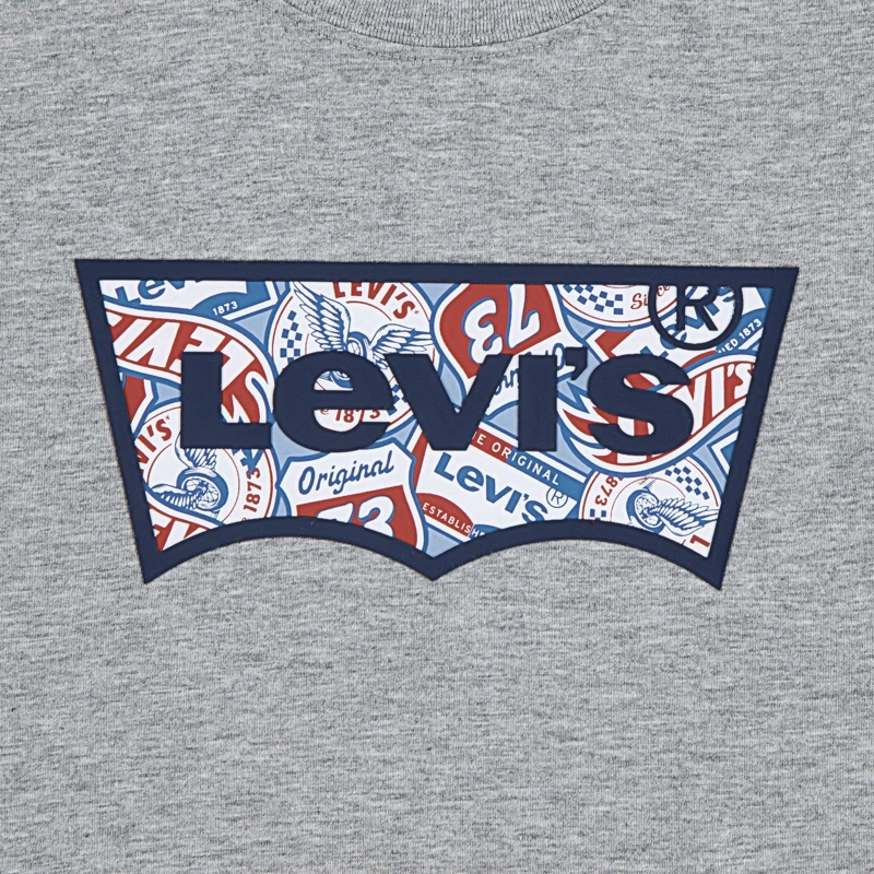 POLERA NIÑO MC BATWING GRAPHIC GRIS LEVIS - 4