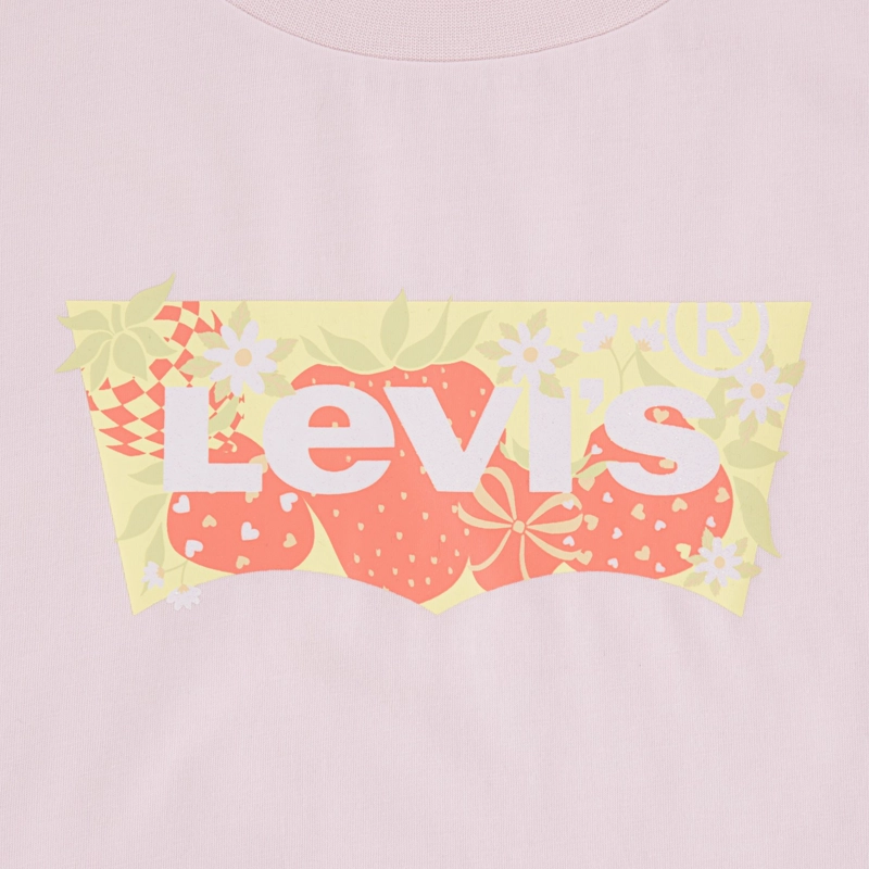 POLERA NIÑA MC BATWING ROSADO LEVIS - 2