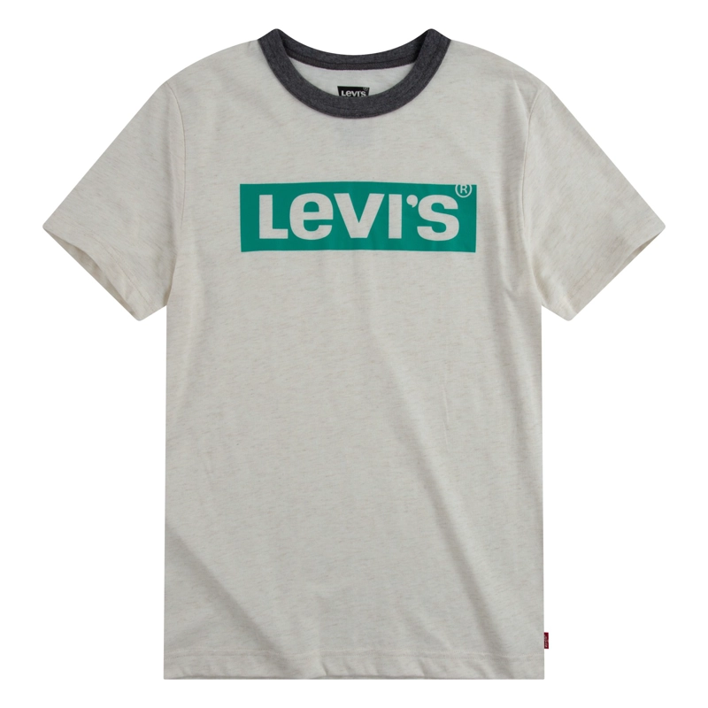 POLERA NIÑO MC BOX TAB GRIS LEVIS - 1