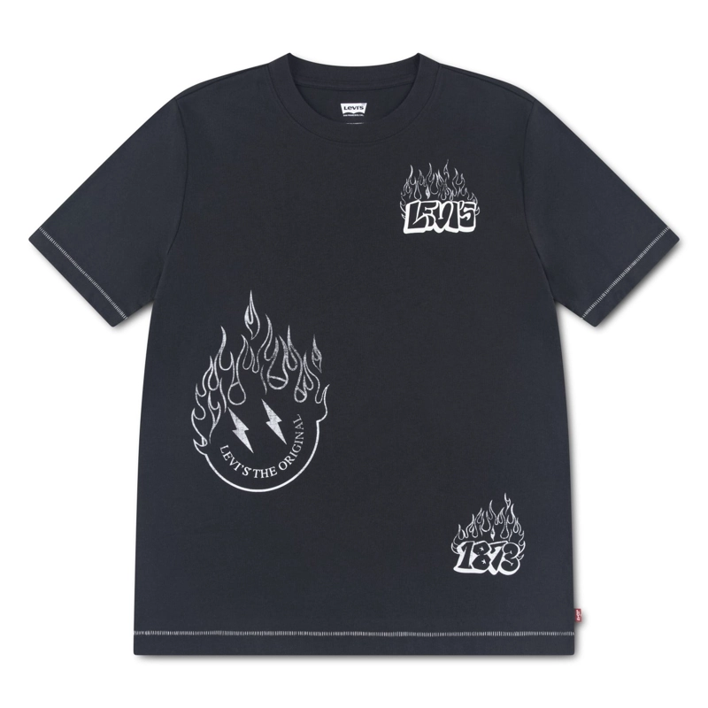 POLERA NIÑO MC GRAPHIC NEGRO LEVIS - 1