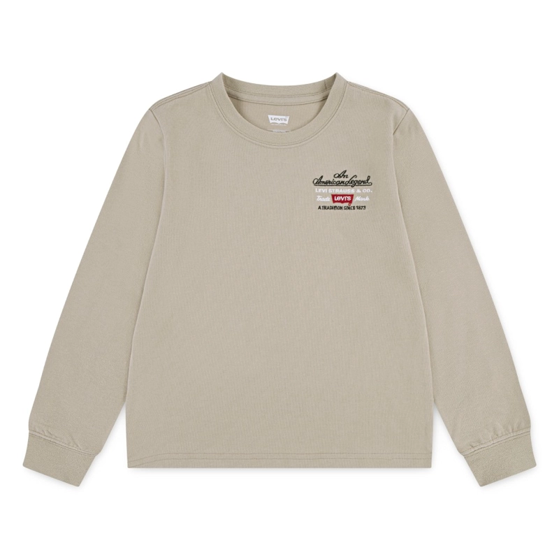 POLERA NIÑO ML GRAPHIC KHAKI LEVIS - 1