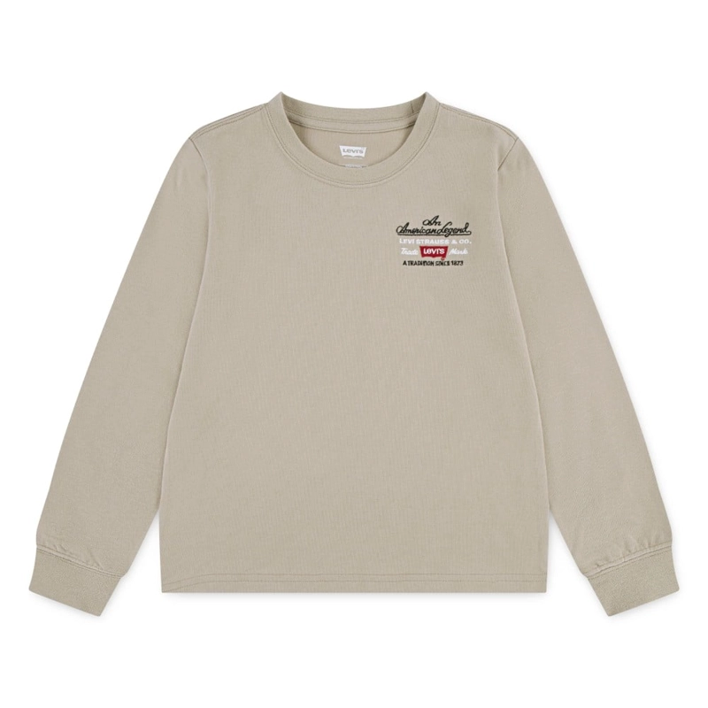POLERA NIÑO ML GRAPHIC KHAKI LEVIS - 1