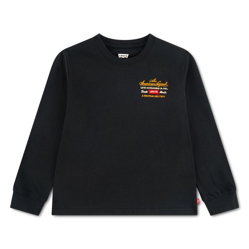 POLERA NIÑO ML GRAPHIC NEGRO LEVIS - 1