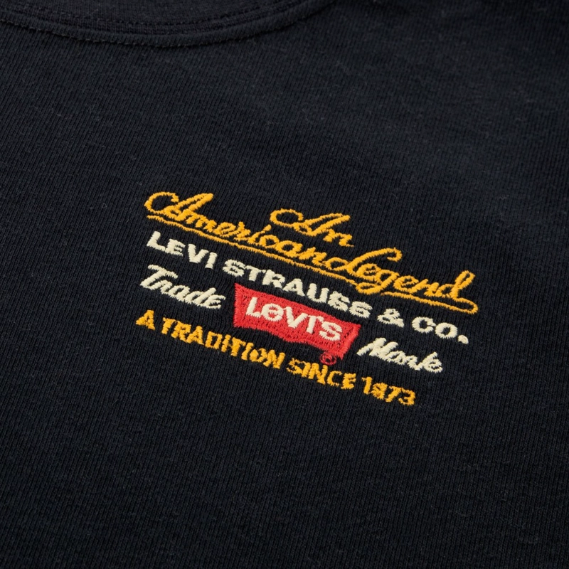 POLERA NIÑO ML GRAPHIC NEGRO LEVIS - 3