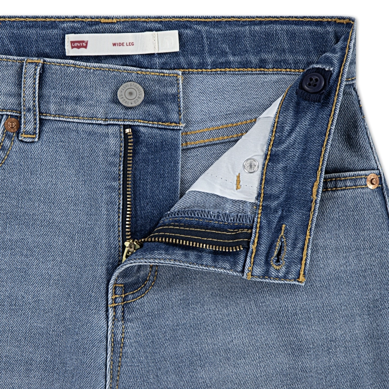 JEANS NIÑA WIDE LEG AZUL CLARO LEVIS - 4