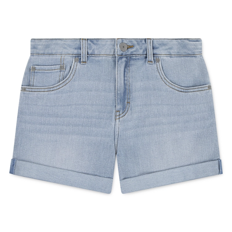 SHORTS NIÑA GIRLFRIEND AZUL CLARO LEVIS - 1