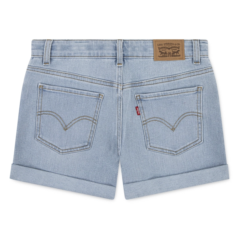 SHORTS NIÑA GIRLFRIEND AZUL CLARO LEVIS - 2