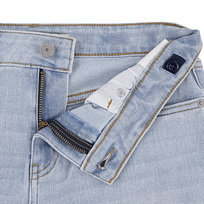 SHORTS NIÑA GIRLFRIEND AZUL CLARO LEVIS - 4