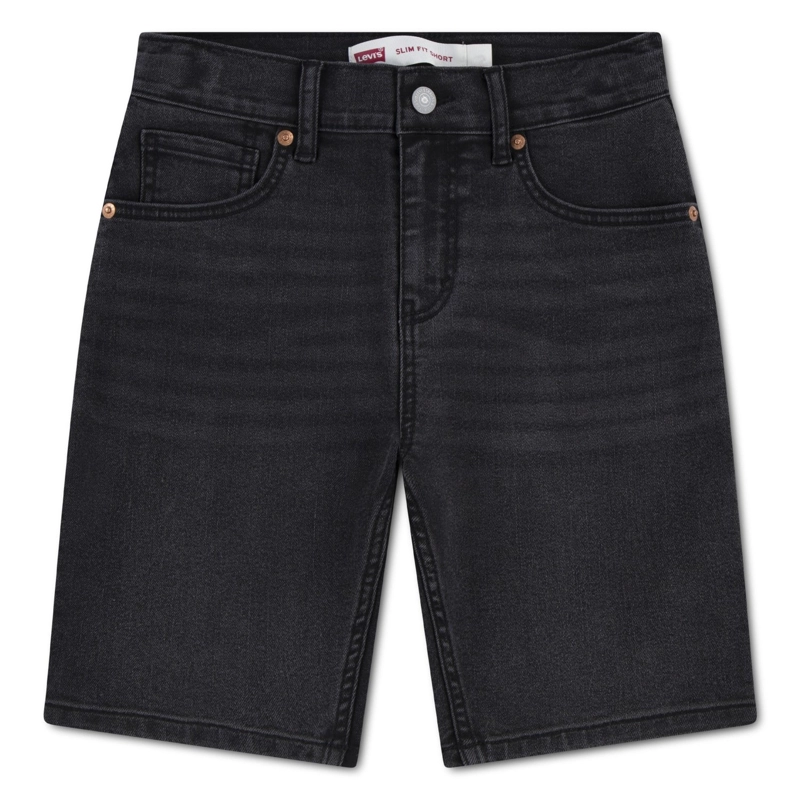 SHORTS NIÑO SLIM FIT NEGRO LEVIS - 1