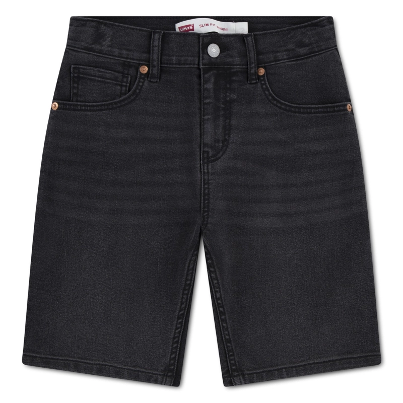 SHORTS NIÑO SLIM FIT NEGRO LEVIS - 1