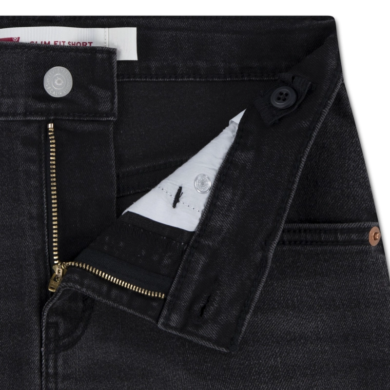 SHORTS NIÑO SLIM FIT NEGRO LEVIS - 3
