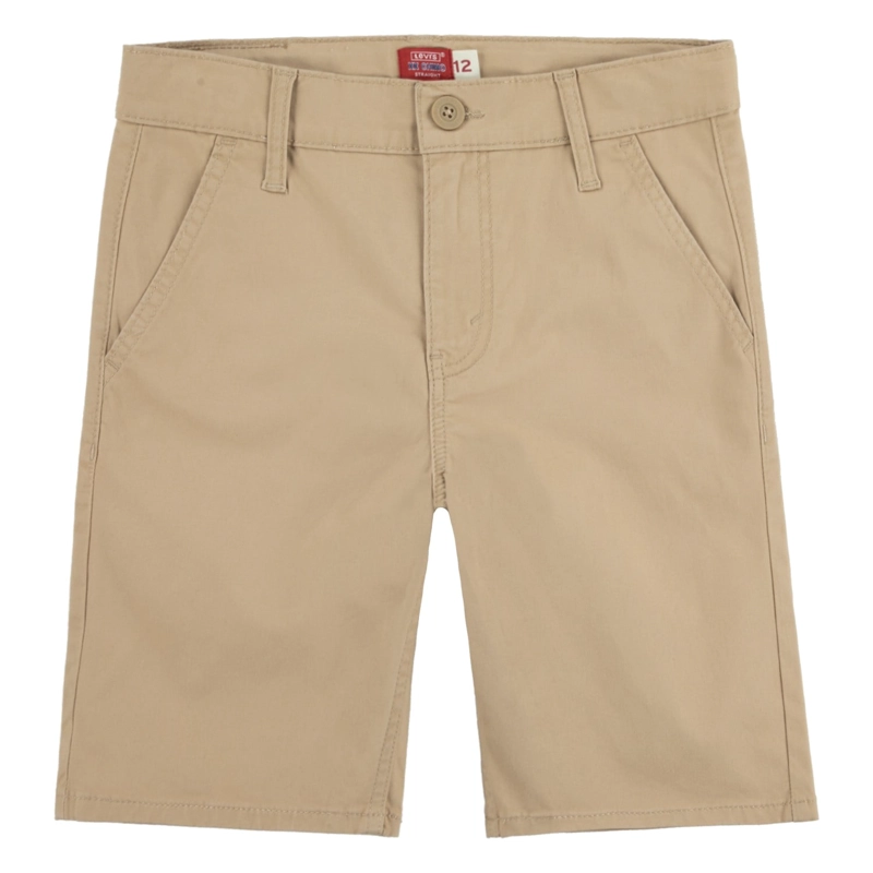 SHORT NIÑO STRAIGHT FIT KHAKI LEVIS - 1