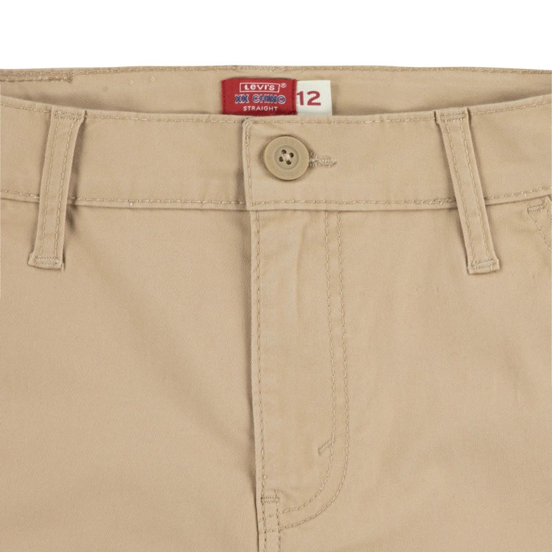 SHORT NIÑO STRAIGHT FIT KHAKI LEVIS - 5