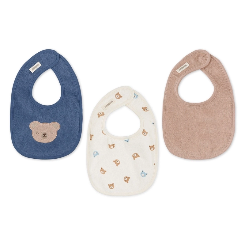SET 3 BABEROS OSOS BEBE HUGGIES - 1