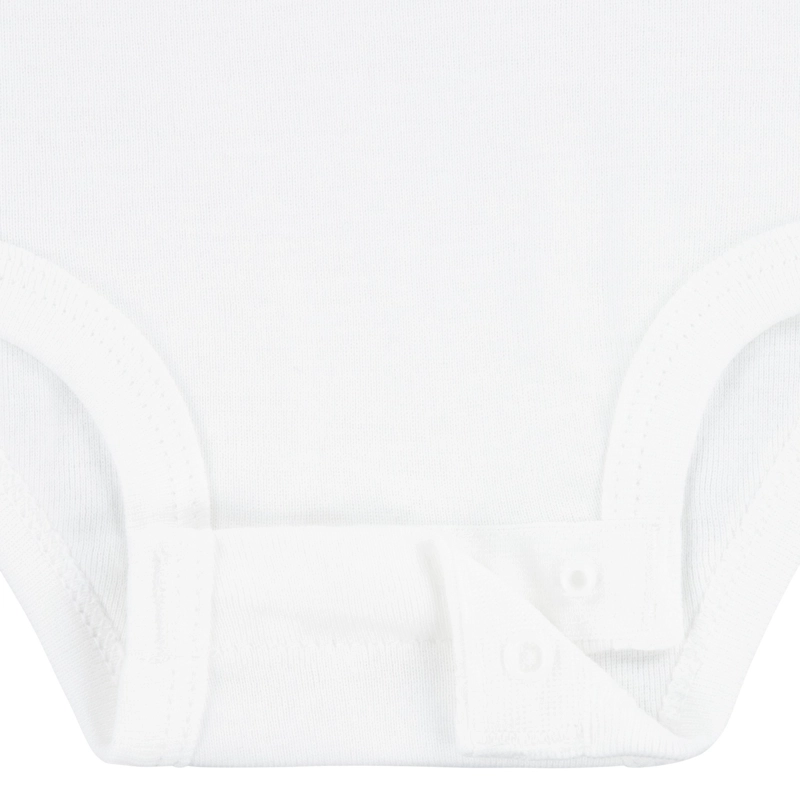 SET DE 3 PIEZAS BODIES MANGA CORTA BLANCOS BEBE HUGGIES - 4