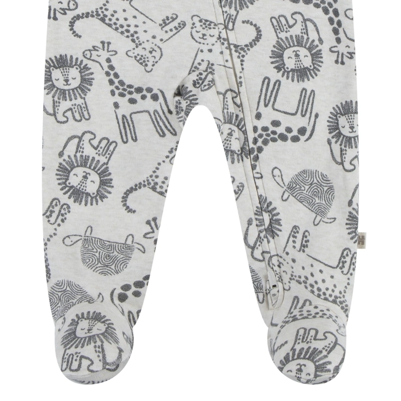 PIJAMA CON PIES Y CIERRE ANIMALES BEBE HUGGIES - 4