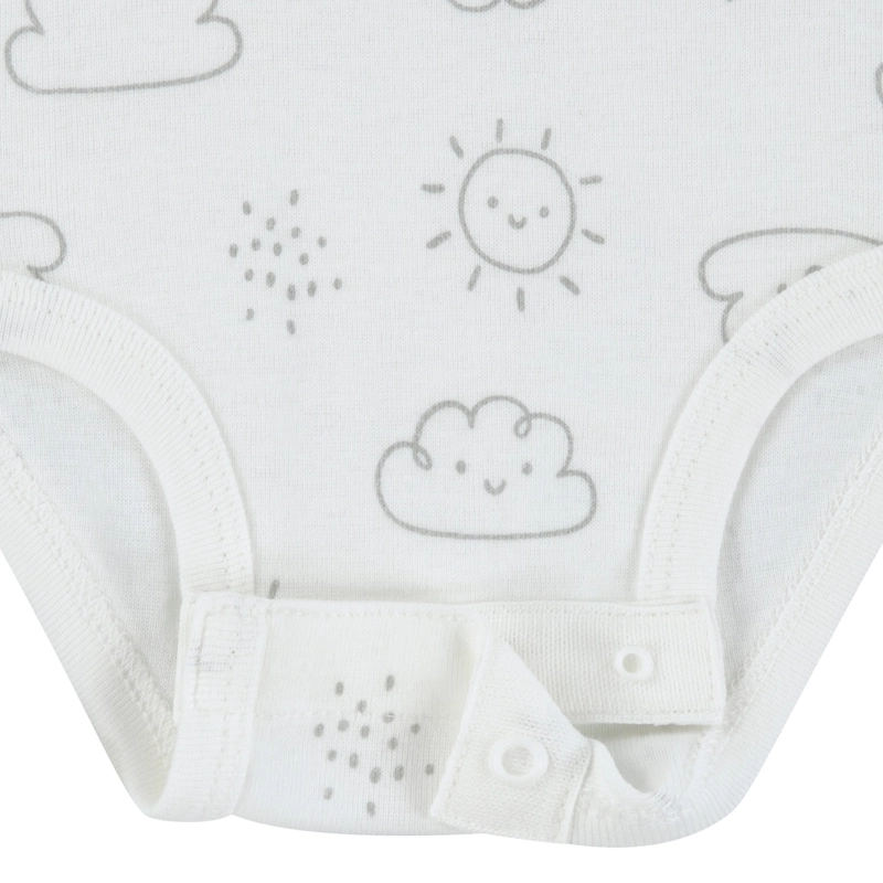 CONJUNTO 2 PIEZAS BODY MANGA CORTA Y PANTALON NUBES BEBE HUGGIES - 4