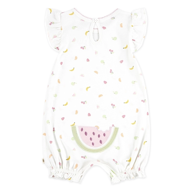 ENTERITO CORTO CON VOLANTES FRUTAS BEBE HUGGIES - 2