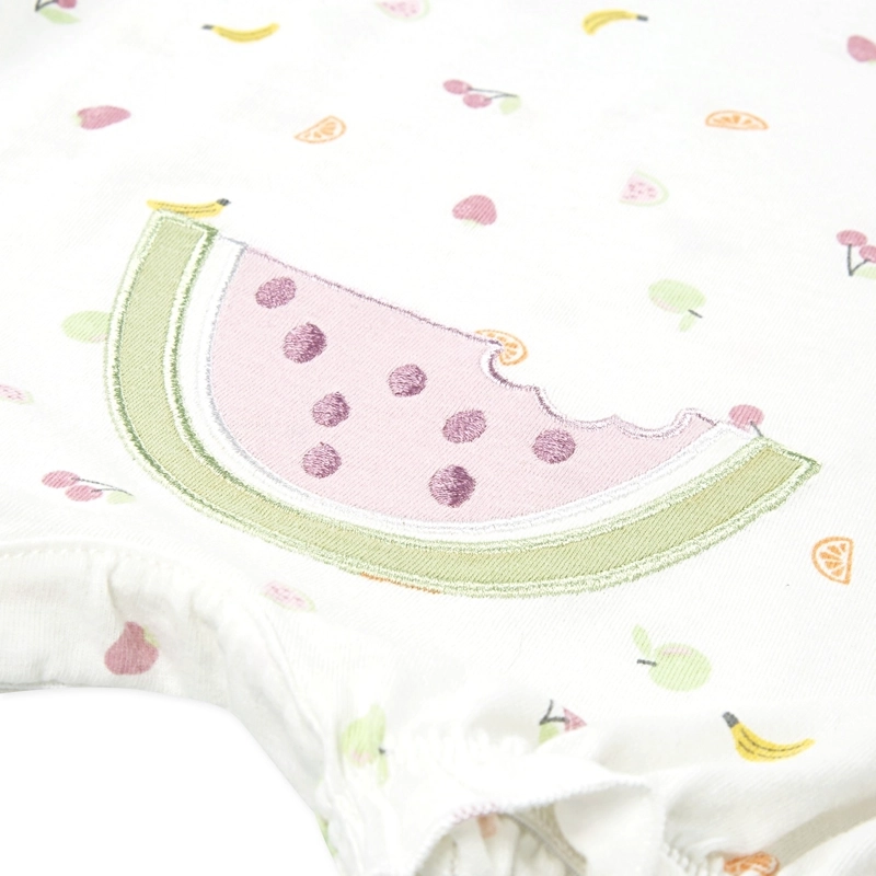 ENTERITO CORTO CON VOLANTES FRUTAS BEBE HUGGIES - 3