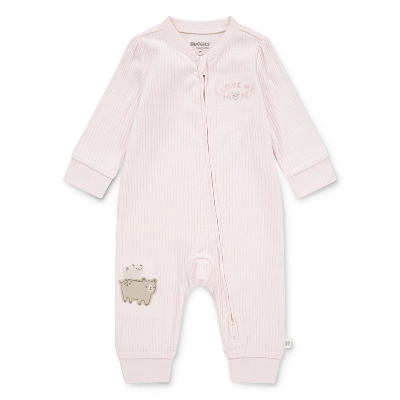 PIJAMA CON CIERRE OSOS BEBE HUGGIES - 1