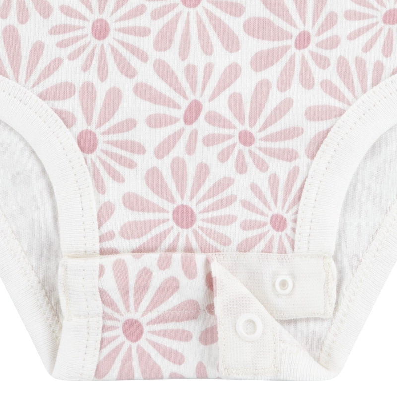 SET 3 BODIES MANGA CORTA CARACOLES BEBE HUGGIES - 3