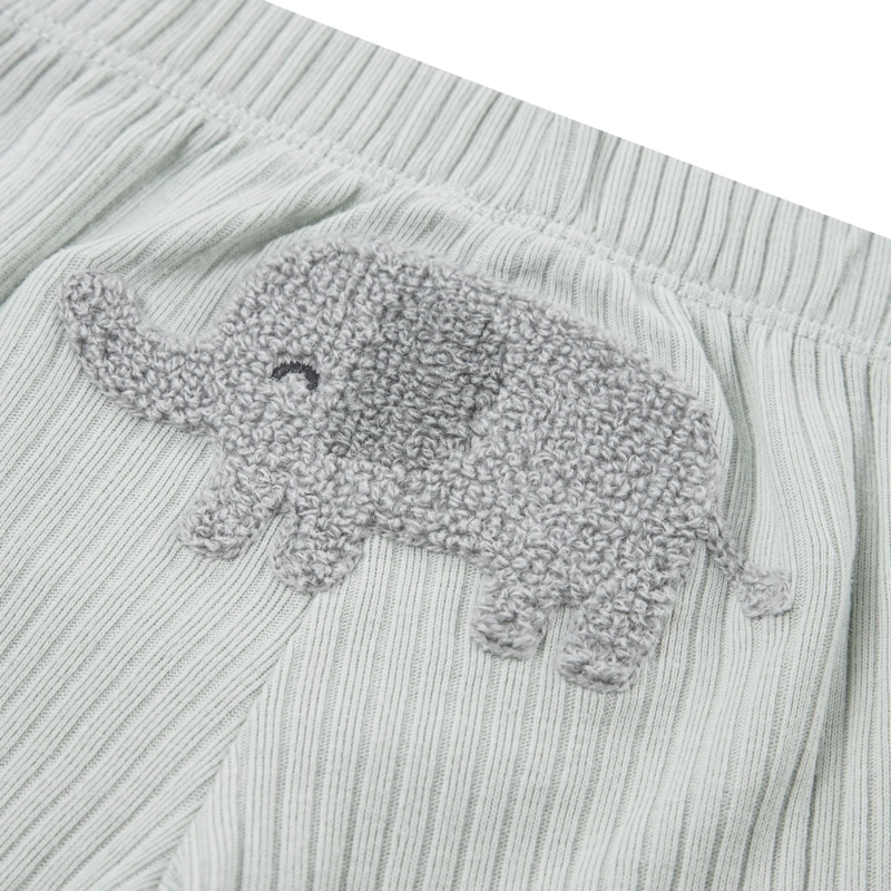 CONJUNTO 3 PIEZAS CHALECO, BODY Y PANTALON VERDE  BEBE HUGGIES - 4