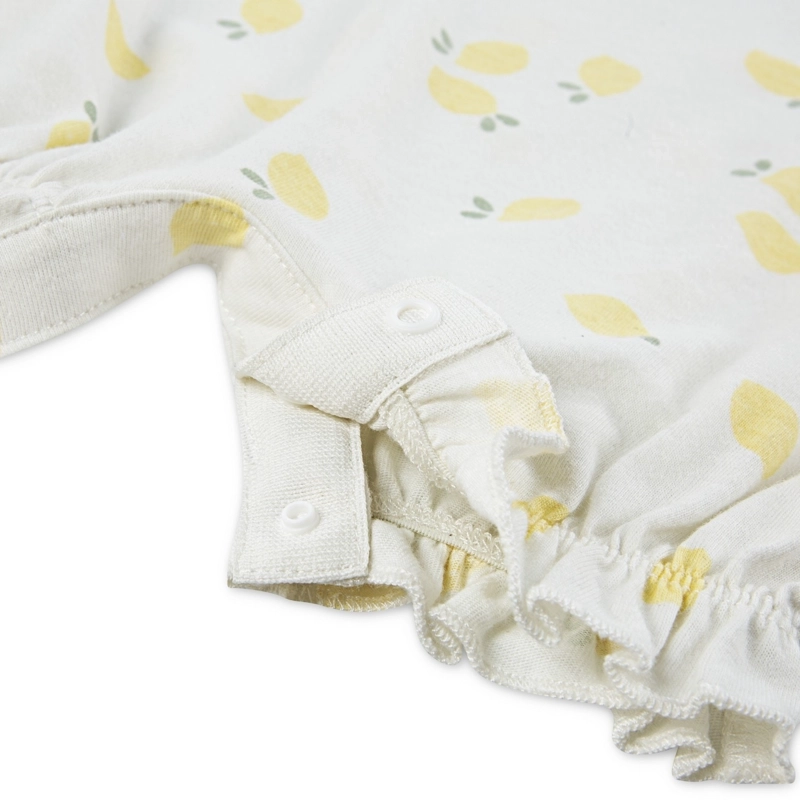 ENTERITO CORTO CON VOLANTES LIMONES BEBE HUGGIES - 5