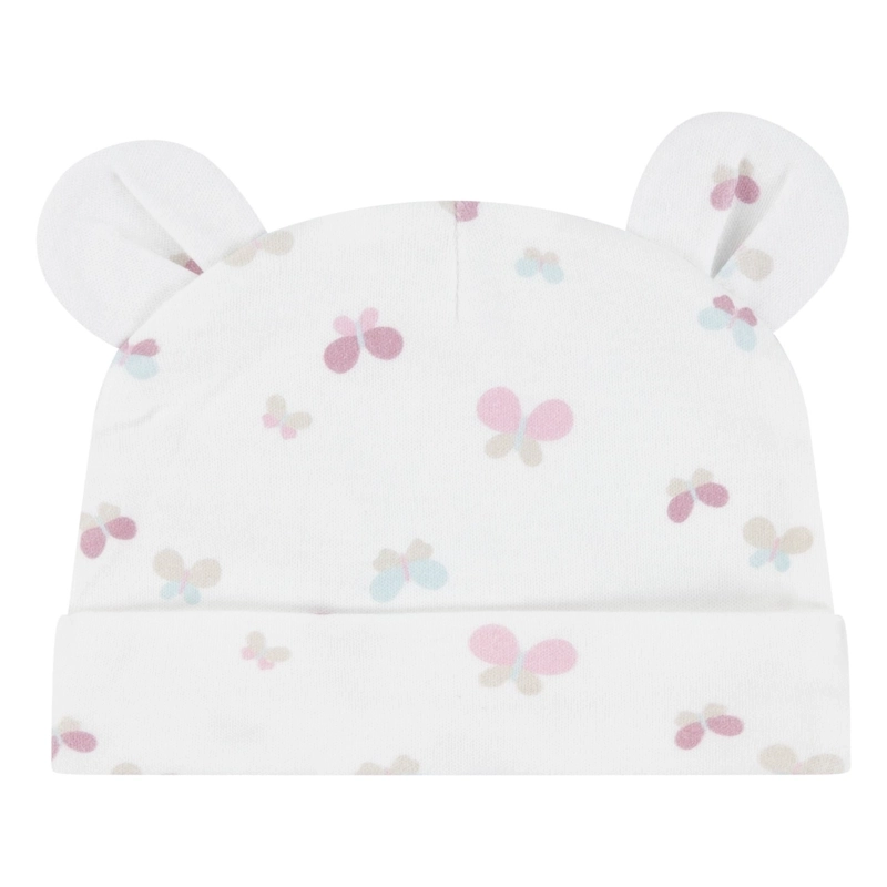 CONJUNTO 3 PIEZAS CHALECO, PANTALON Y GORRO MARIPOSAS BEBE HUGGIES - 5