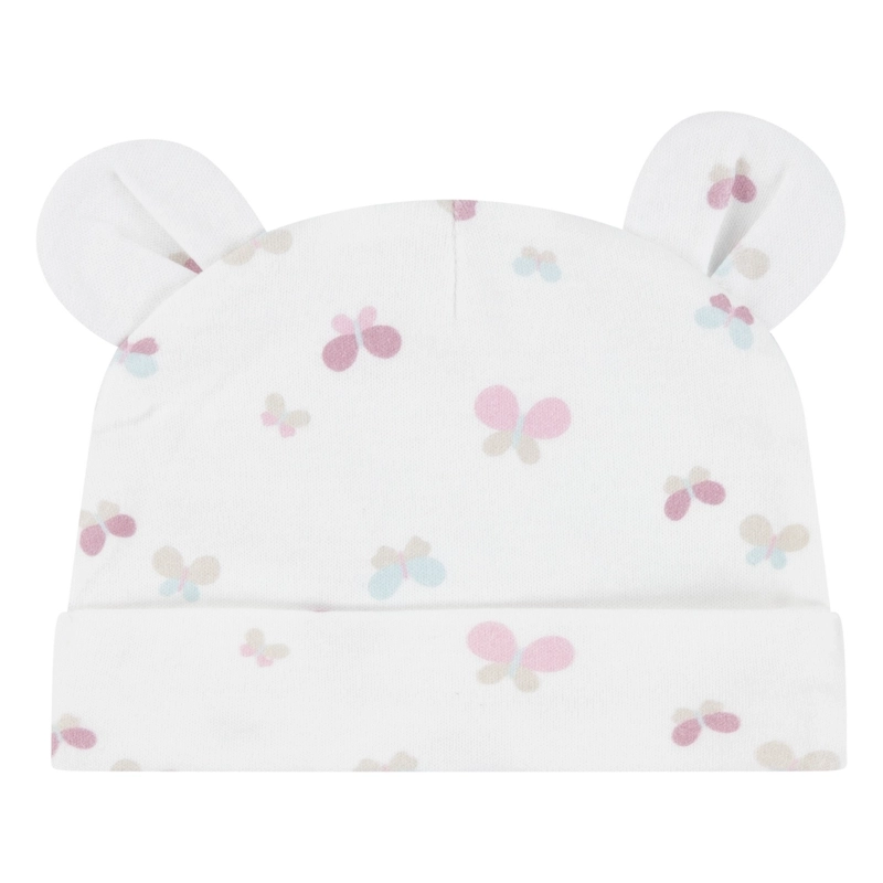 CONJUNTO 3 PIEZAS CHALECO, PANTALON Y GORRO MARIPOSAS BEBE HUGGIES - 5