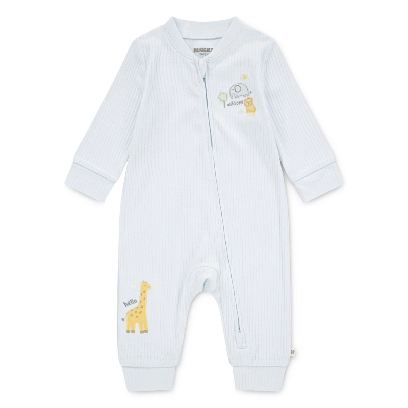 PIJAMA CON CIERRE CELESTE BEBE HUGGIES - 1