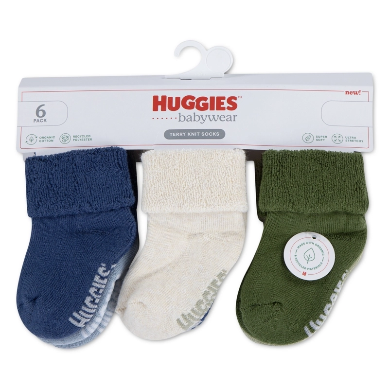 PACK 6 CALCETINES COZY BEBE NIÑO HUGGIES - 3