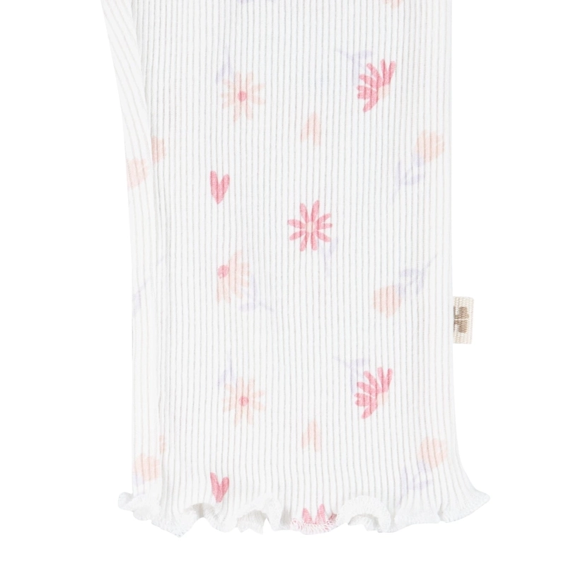 CONJUNTO 2 PIEZAS VESTIDO Y PANTALON FLORES Y CORAZONES BEBE HUGGIES - 5