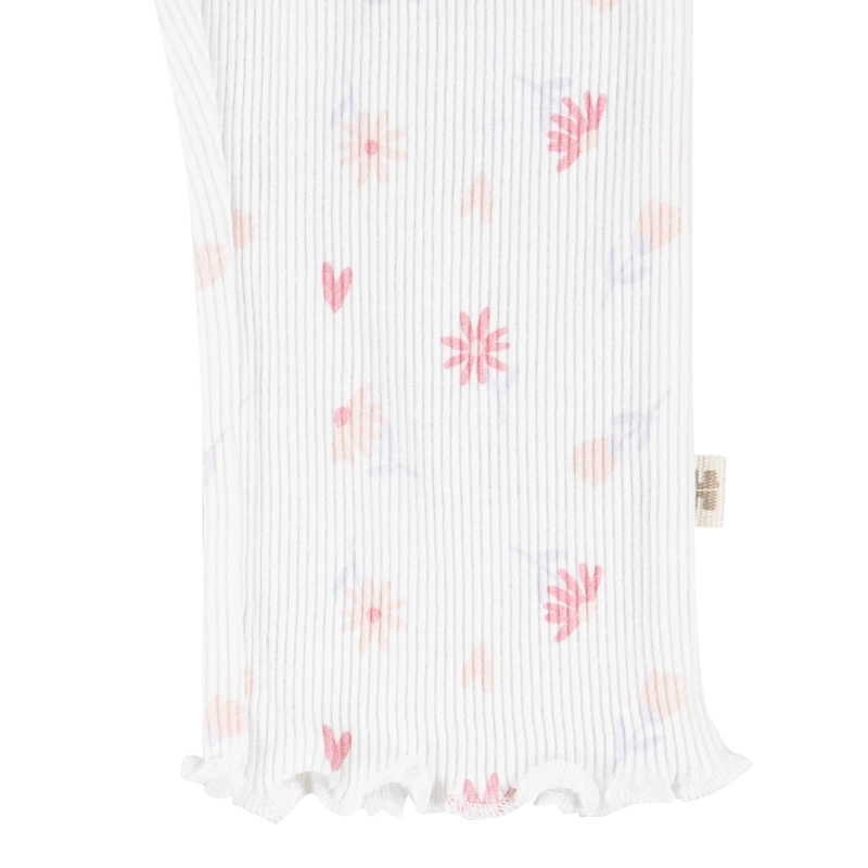 CONJUNTO 2 PIEZAS VESTIDO Y PANTALON FLORES Y CORAZONES BEBE HUGGIES - 5