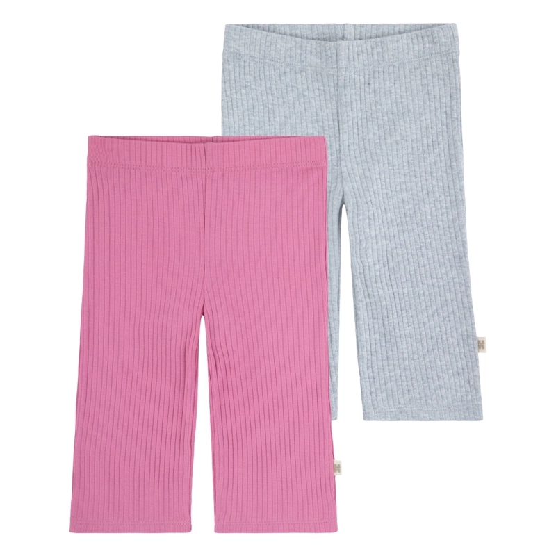 SET 2 CALZAS ACANALADAS BEBE HUGGIES - 1