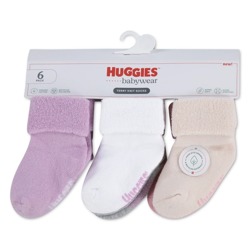 PACK 6 CALCETINES COZY BEBE NIÑA HUGGIES - 3