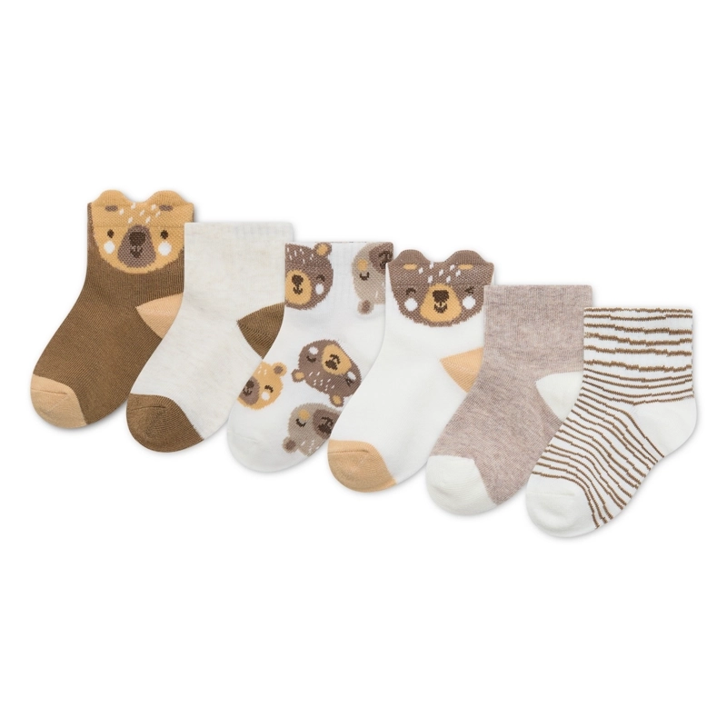 PACK 6 CALCETINES OSOS BEBE HUGGIES - 1