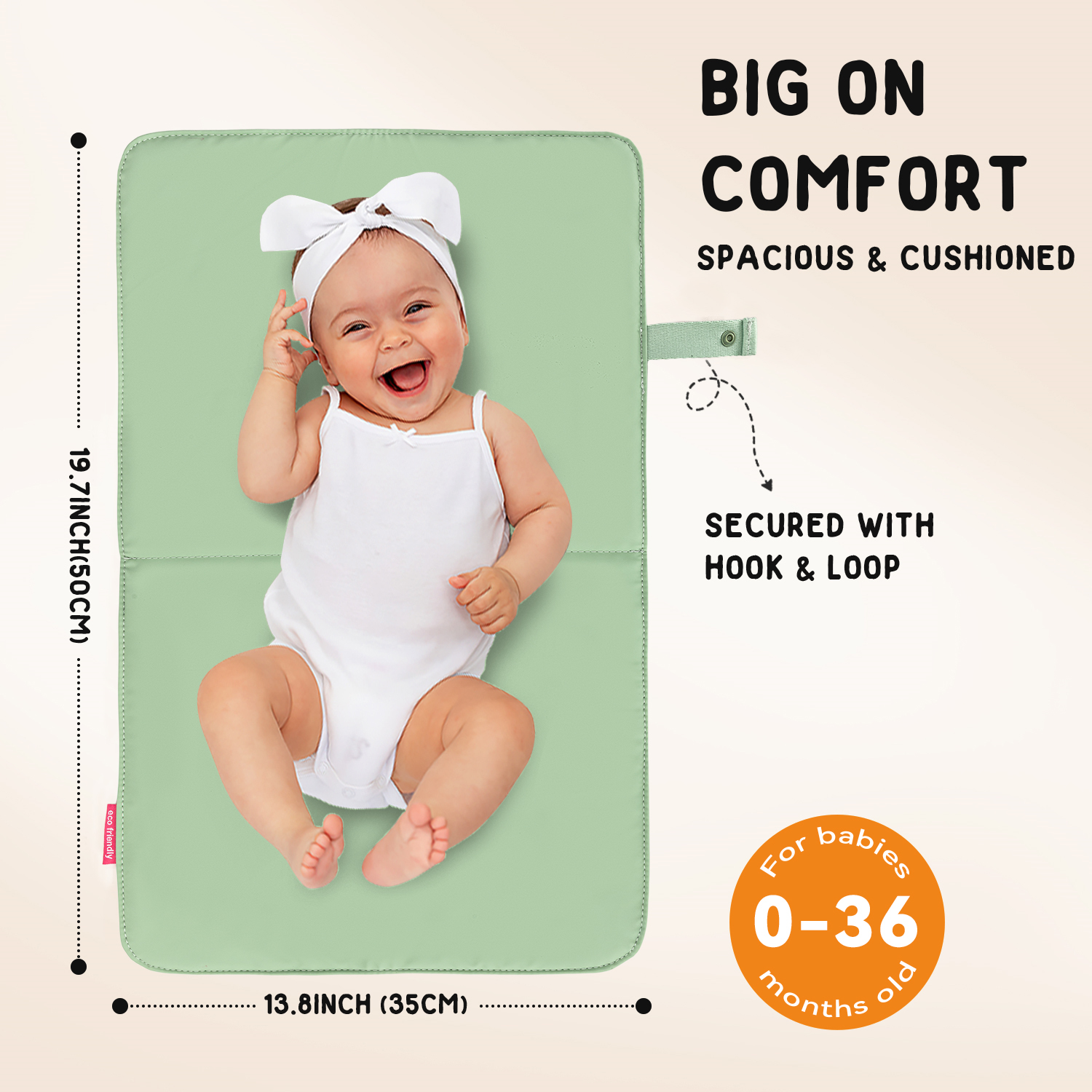 BOLSO MATERNAL IMPERMEABLE 24L CON CAMBIADOR Y BOLSILLO TÉRMICO | ACOLCHADO Y MULTIFUNCIONAL - 4