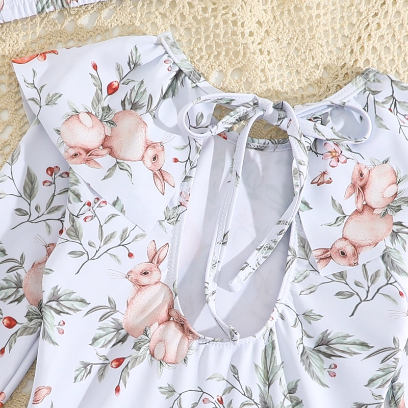 TRAJE DE BAÑO NIÑA 2 PIEZAS ESTAMPADO BOSQUE – COMODIDAD Y PROTECCION - 3